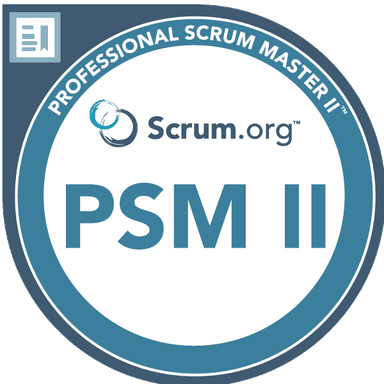 Scrum.org PSM II Badge
