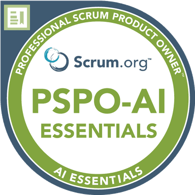 Scrum.org PSPO-AI Essentials Badge